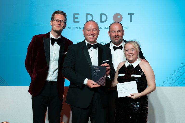Red Dot (Cymru) LTD celebrate success at Finance Awards Wales – Winning Finance Project Of The Year.